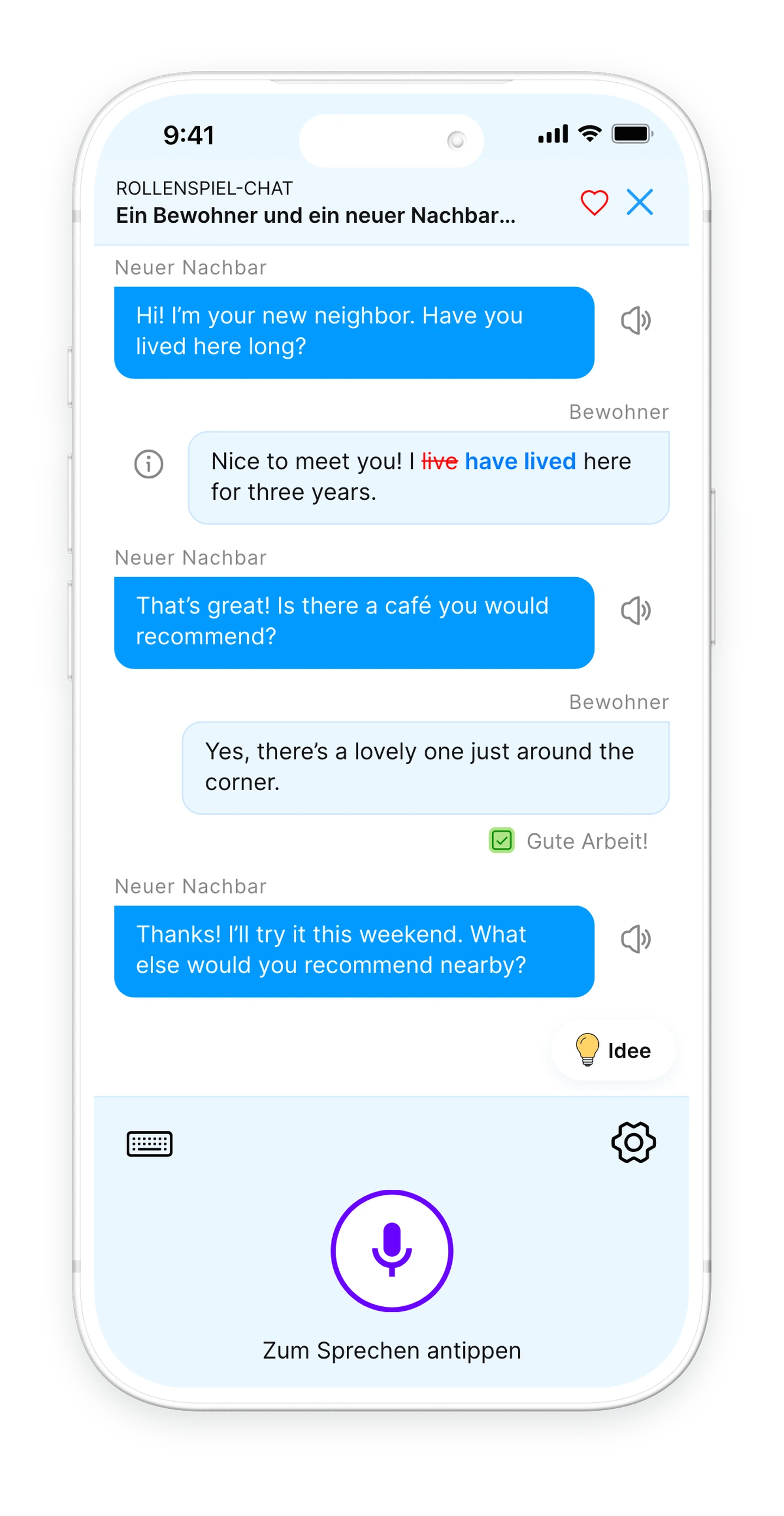 Bubblz — ROLLENSPIEL-CHAT · Korrigiert