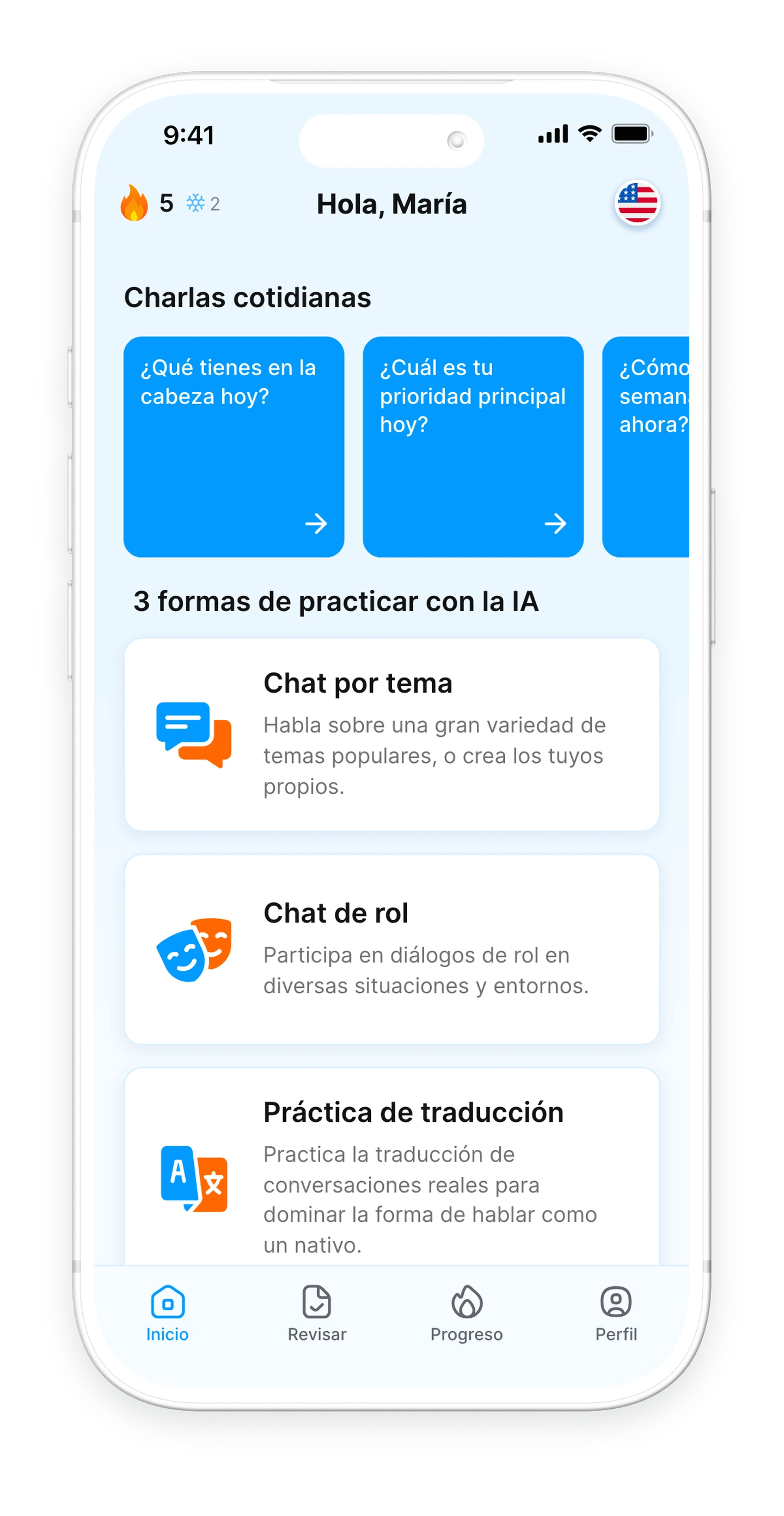 Bubblz — Inicio