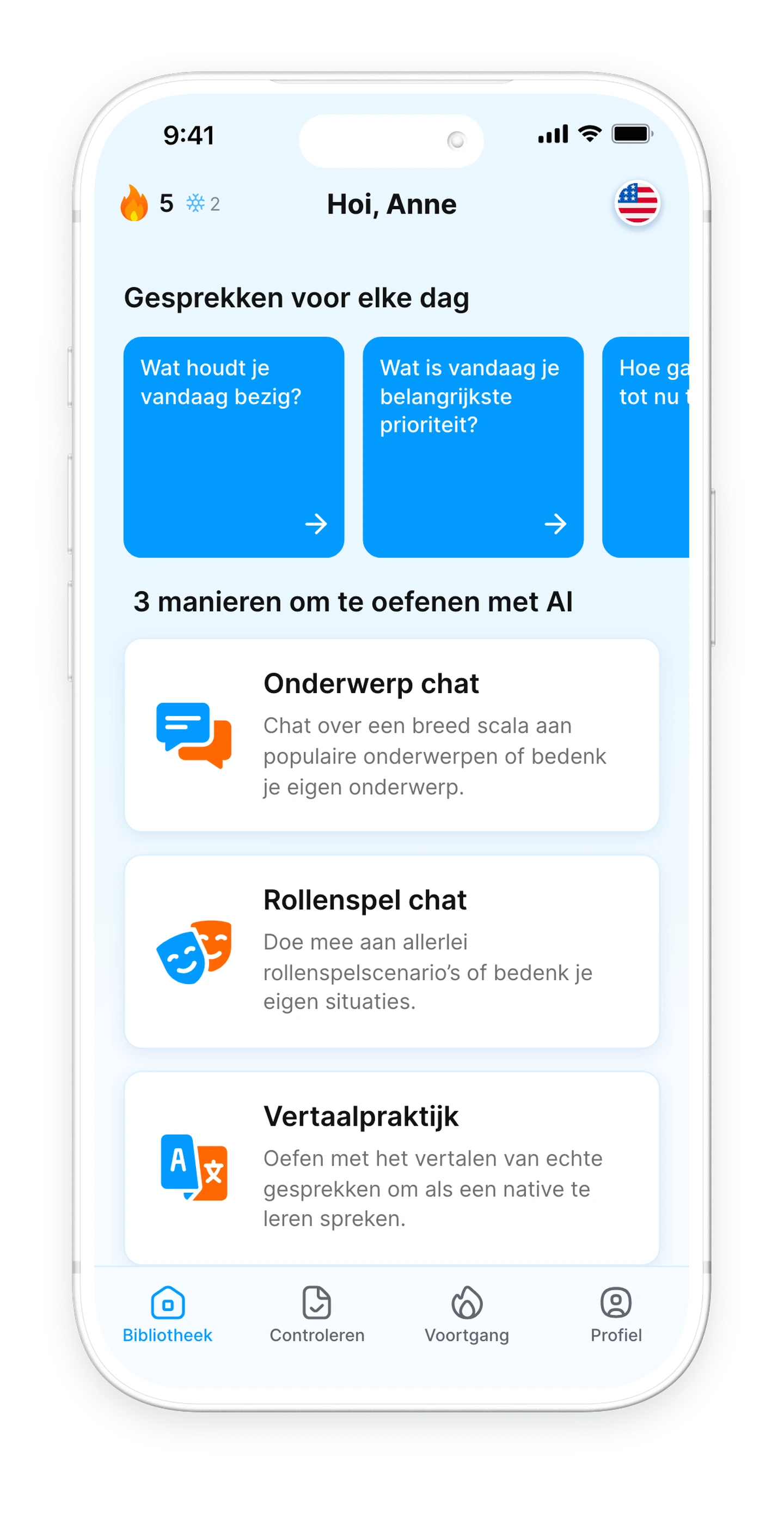 Bubblz — Bibliotheek