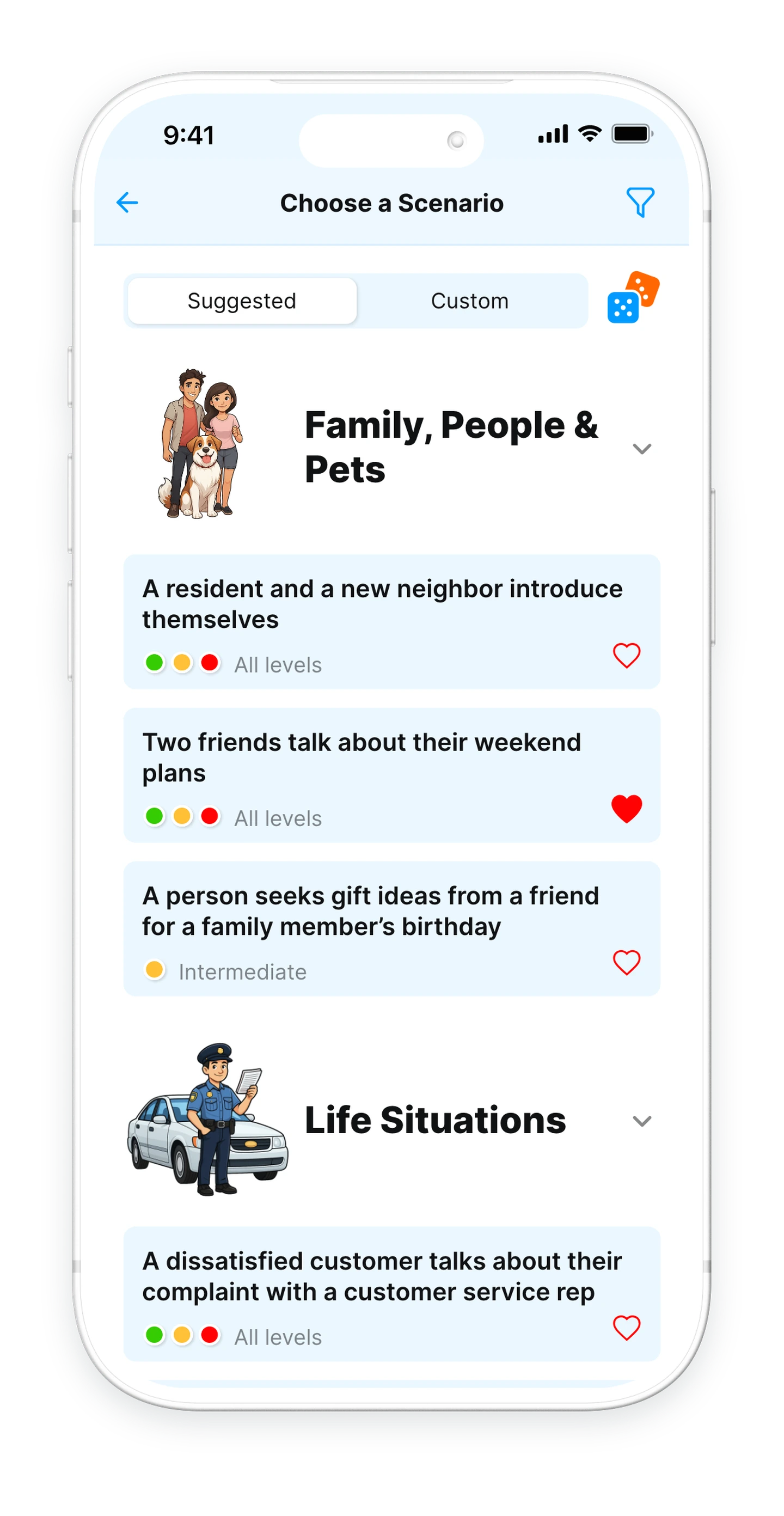 Bubblz — Choose a Scenario