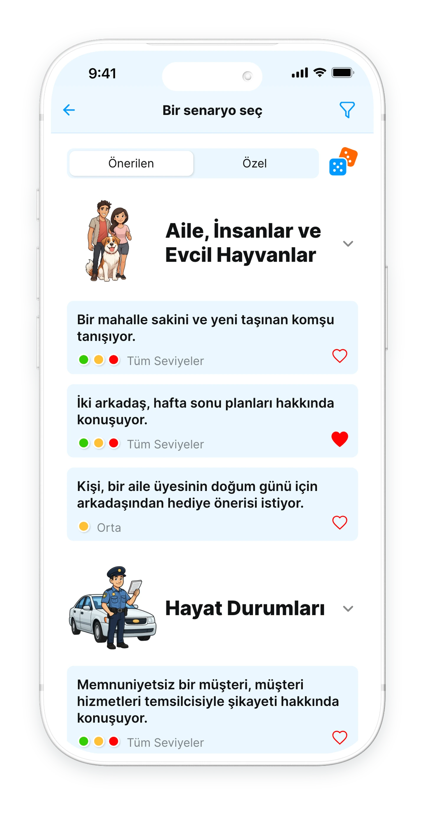Bubblz — Bir senaryo seç